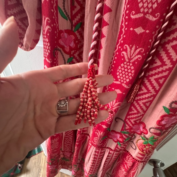 FARM RIO NEW W/TAGS Embroidered Dress - Picture 6 of 8